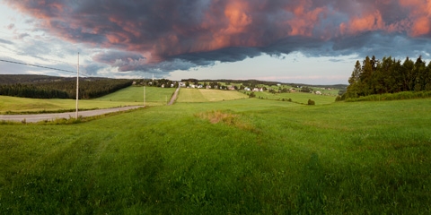 Paysage de la région de l'Érable