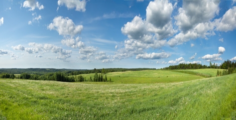 Paysage de la région de l'Érable