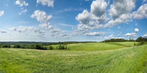 Paysage de la région de l'Érable