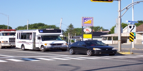 Point d'embarquement, transport collectif