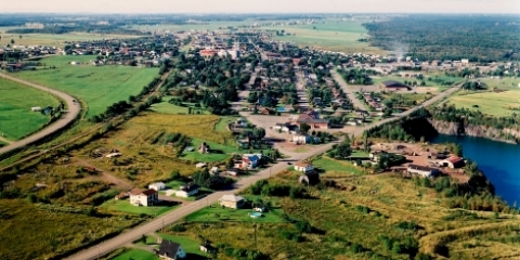 Vue aérienne de la Ville de Princeville