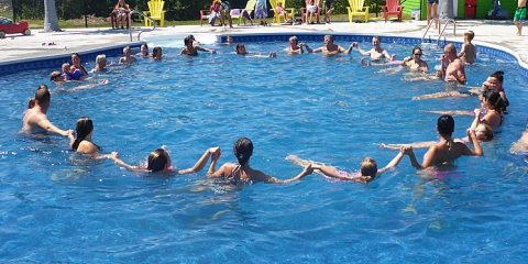 Piscine du Camping Tropial à Lyster Piscine du Camping Tropial à Lyster
