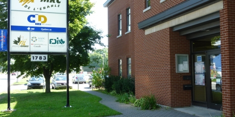 Le CLD de l'Érable, situé au 1783 de l'avenue St-Édouard, à Plessisville.