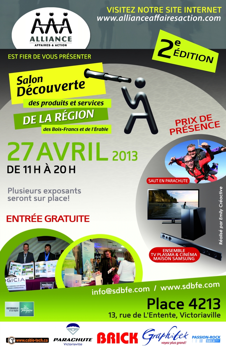 Affiche Salon découvertes produits régionaux