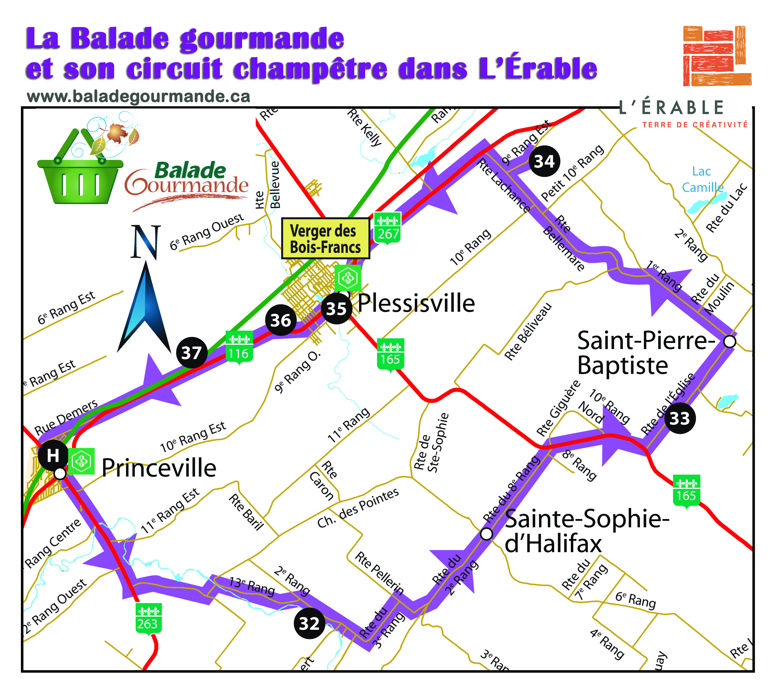 Balade gourmande dans L'Érable