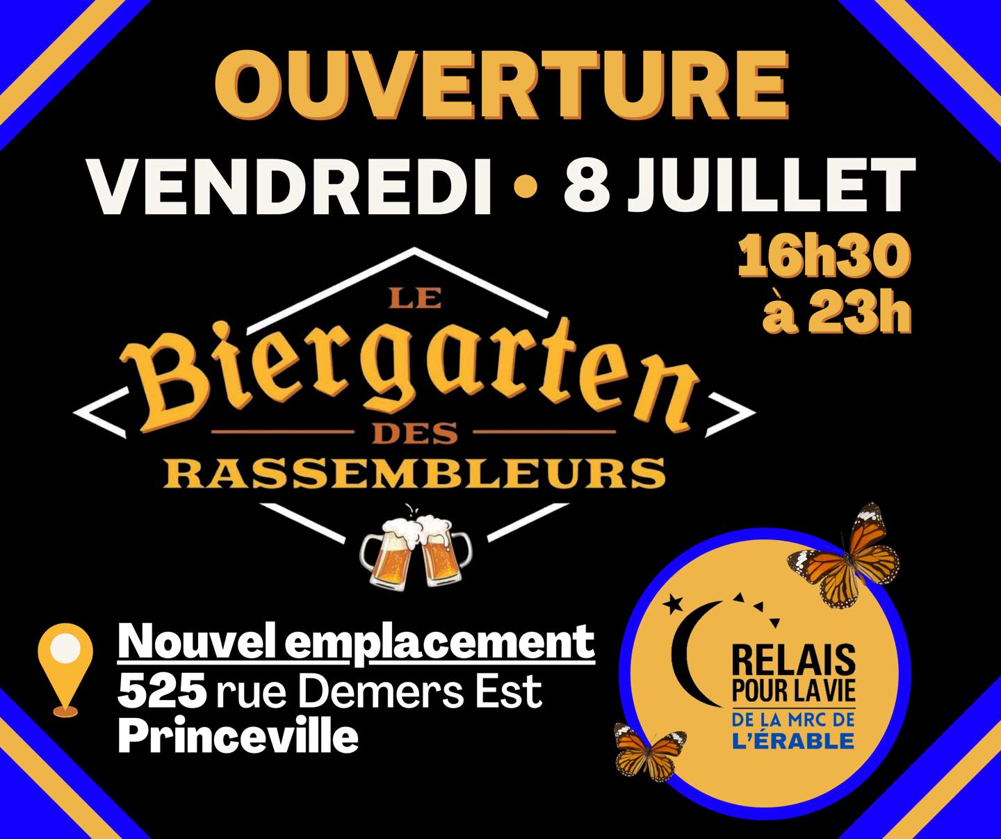 Biergarten rassembleurs - ouverture