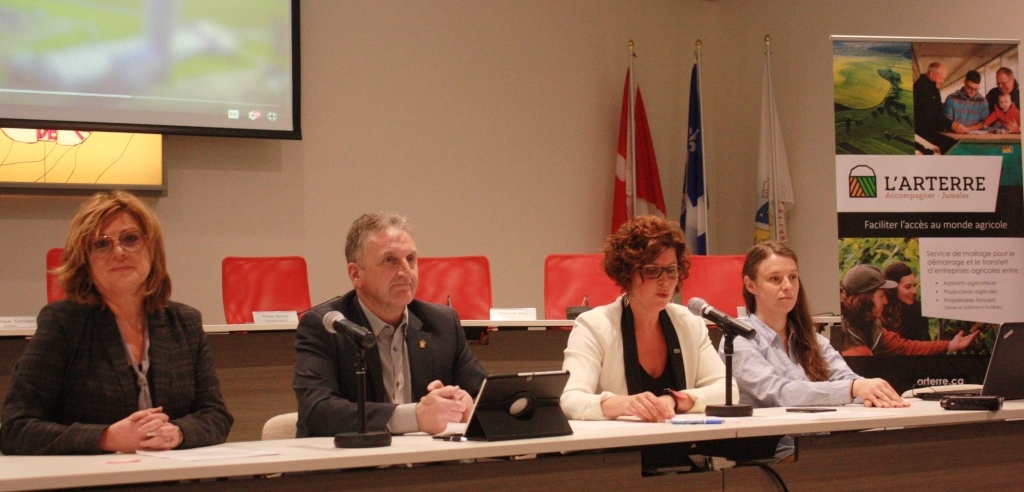 L'Arterre Centre-du-Québec en conférence de presse