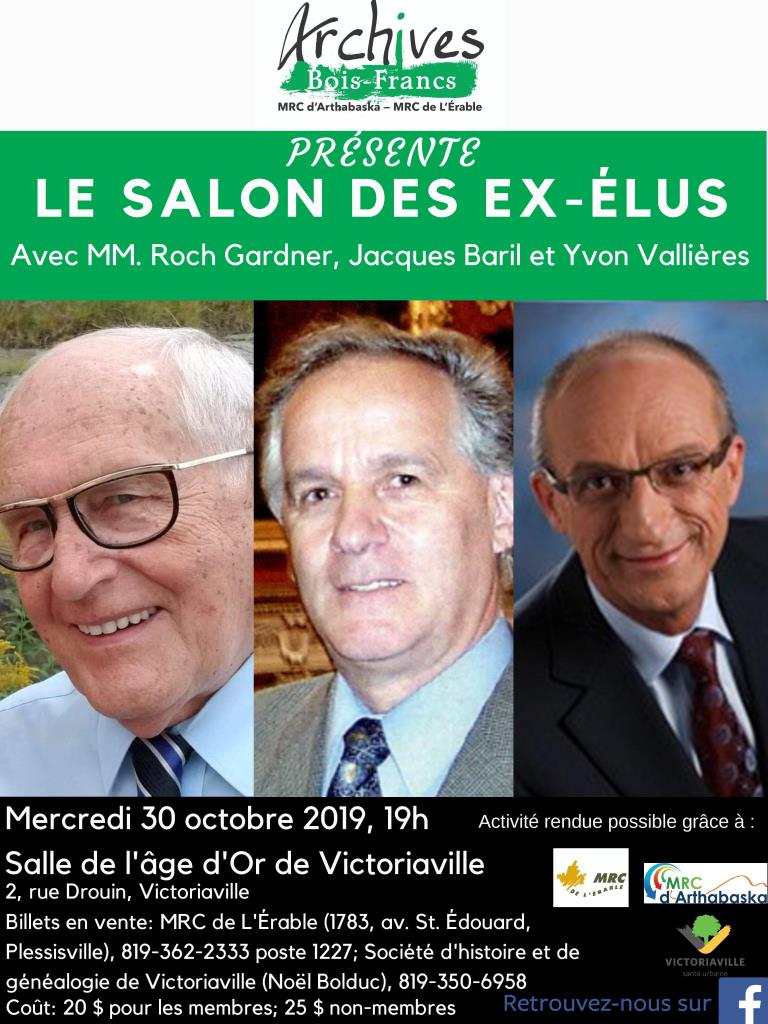 Salon ex-députés - Archives Bois-Francs