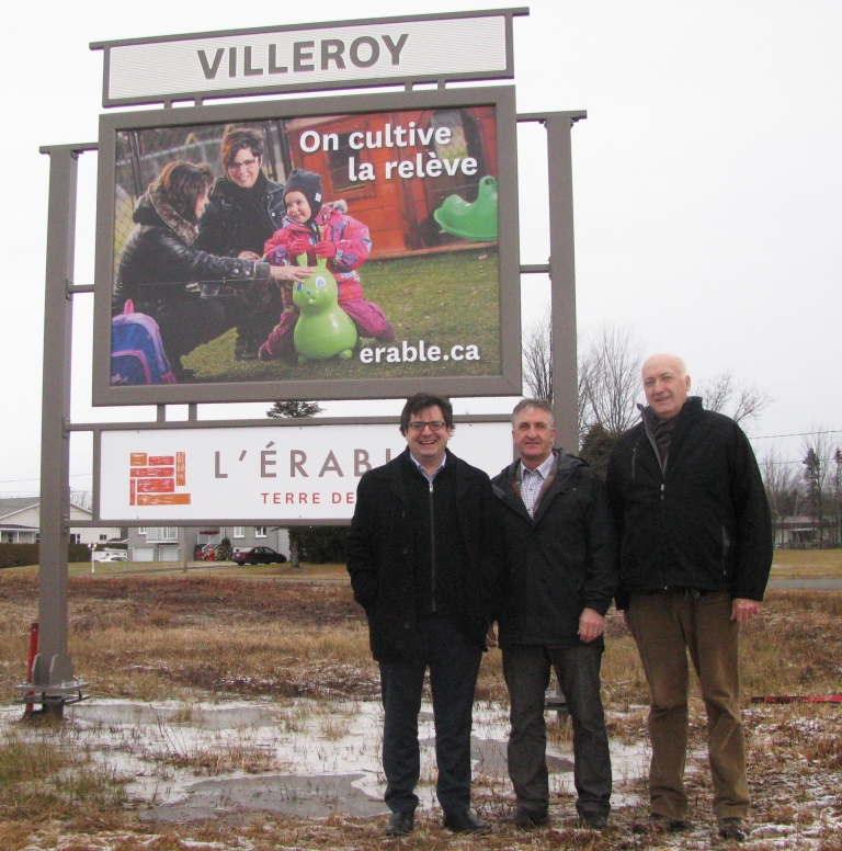 Nouvel affichage à Villeroy