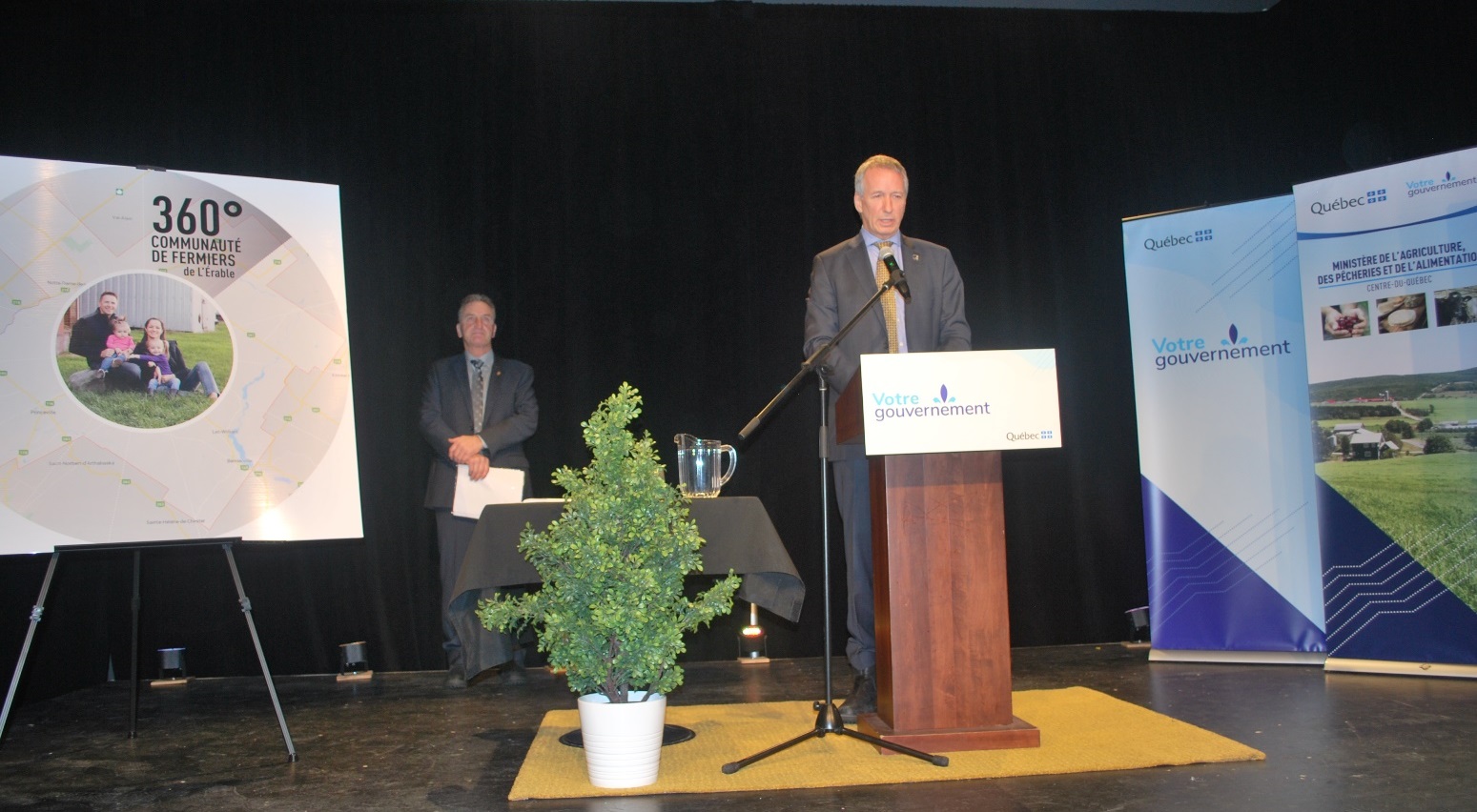 André Lamontagne, ministre de l'Agriculture