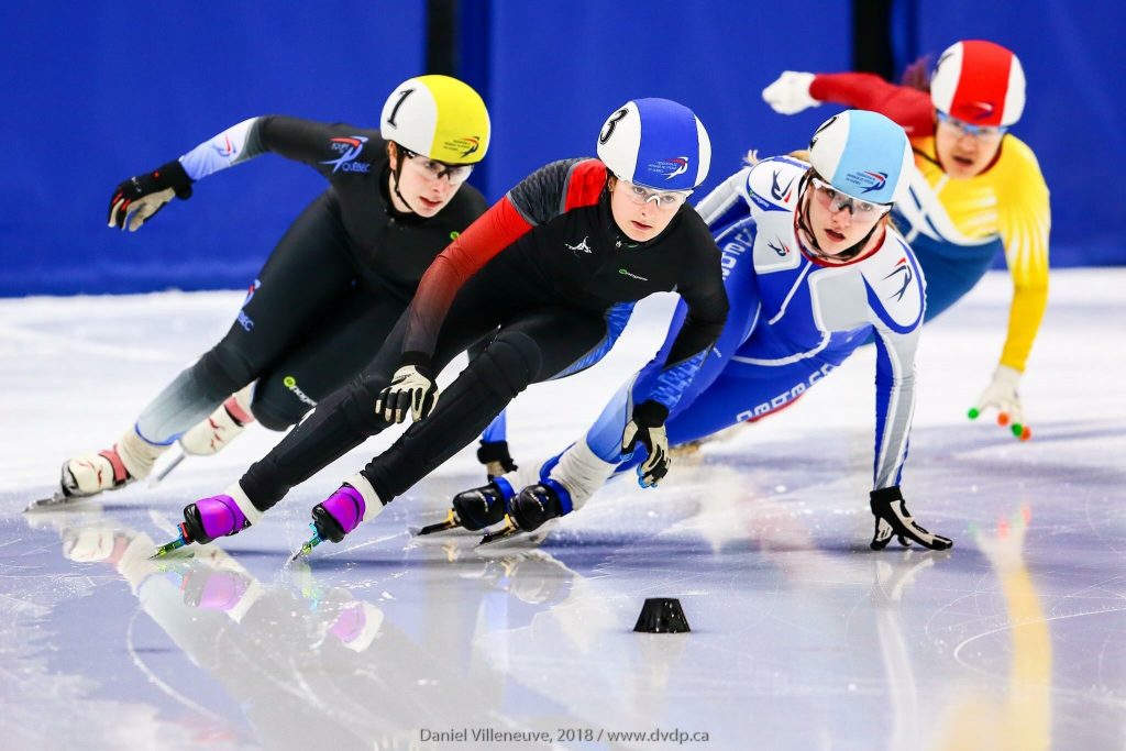 Ariane Fournier, patineuse de vitesse, de Lyster