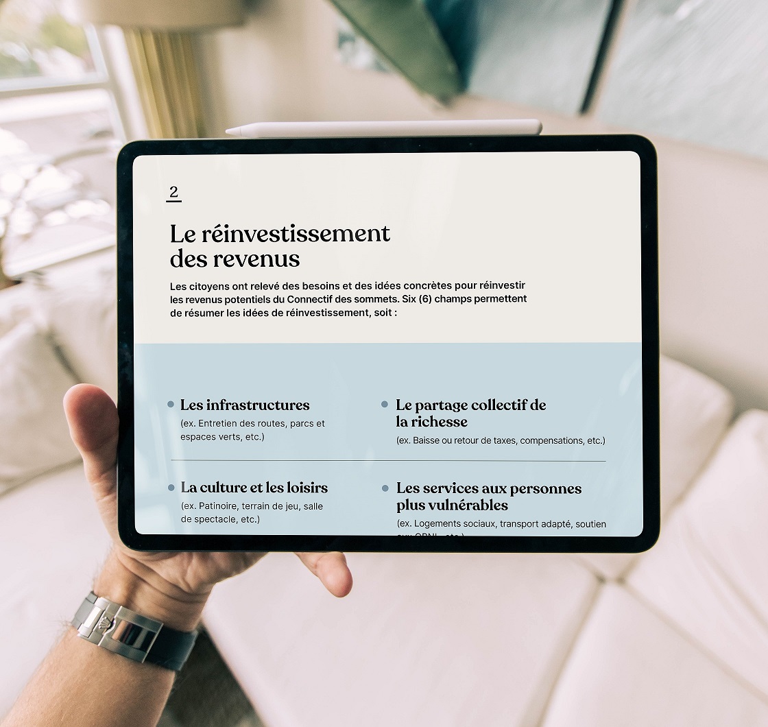 Développement éolien dans L'Érable et Connectif des sommets - bilan des séances d'information publiques 