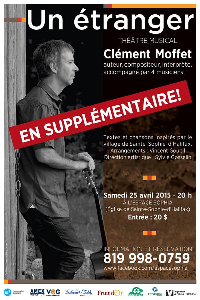 Clément Moffet en supplémentaire le 25 avril