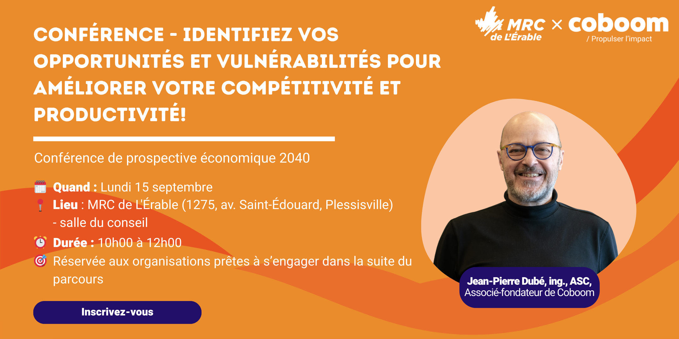 Conférence Jean-Pierre Dubé, Coboom