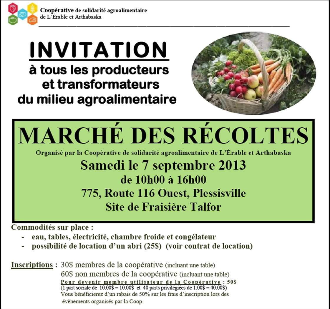 événement pour producteurs agricoles