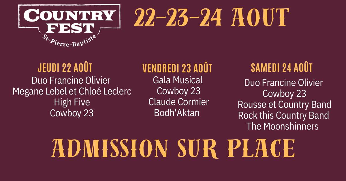 Country Fest de Saint-Pierre-Baptiste