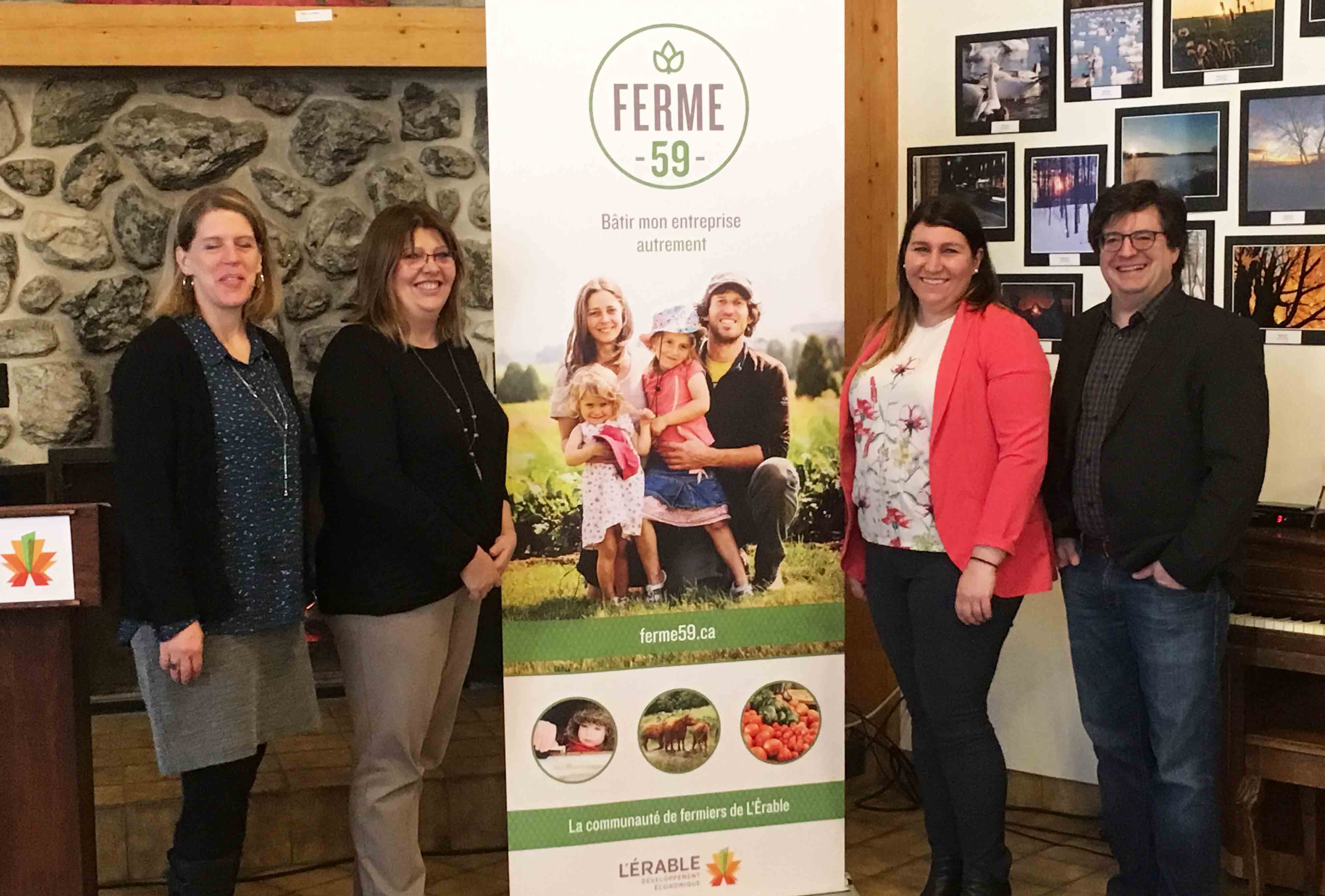 Conférence de presse, présentation de Ferme 59