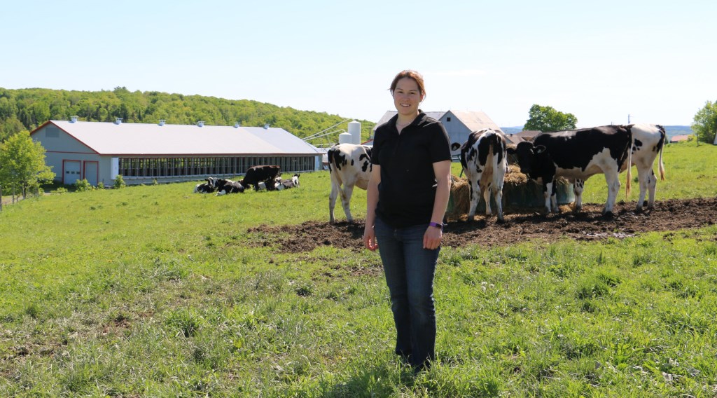 Stéphanie Ruel, productrice laitière