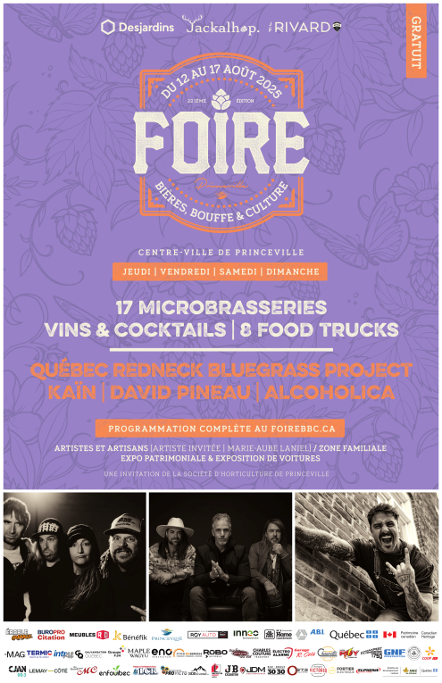 Foire Bières, Bouffe et Culture 2025
