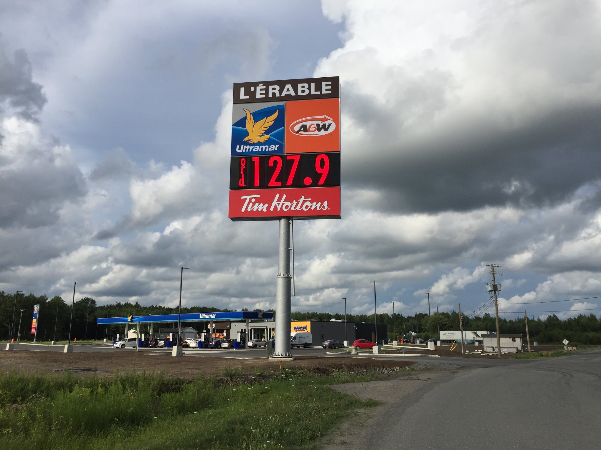 Halte routière sortie 228 - porte d'entrée dans L'Érable