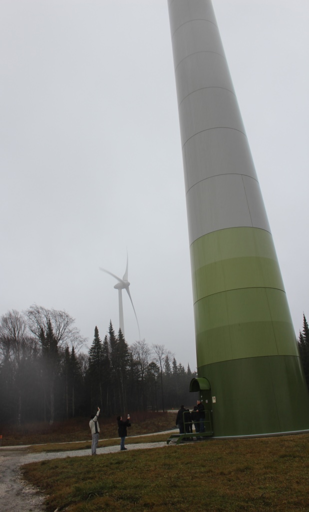 Le parc éolien de L’Érable accessible aux groupes touristiques dès 2016
