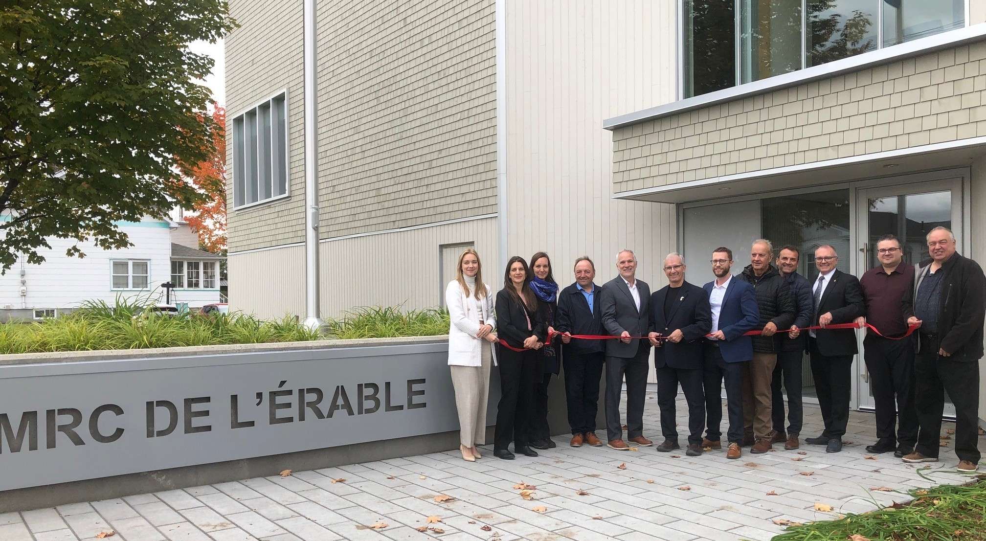 Inauguration du nouveau centre administratif de la MRC de L'Érable