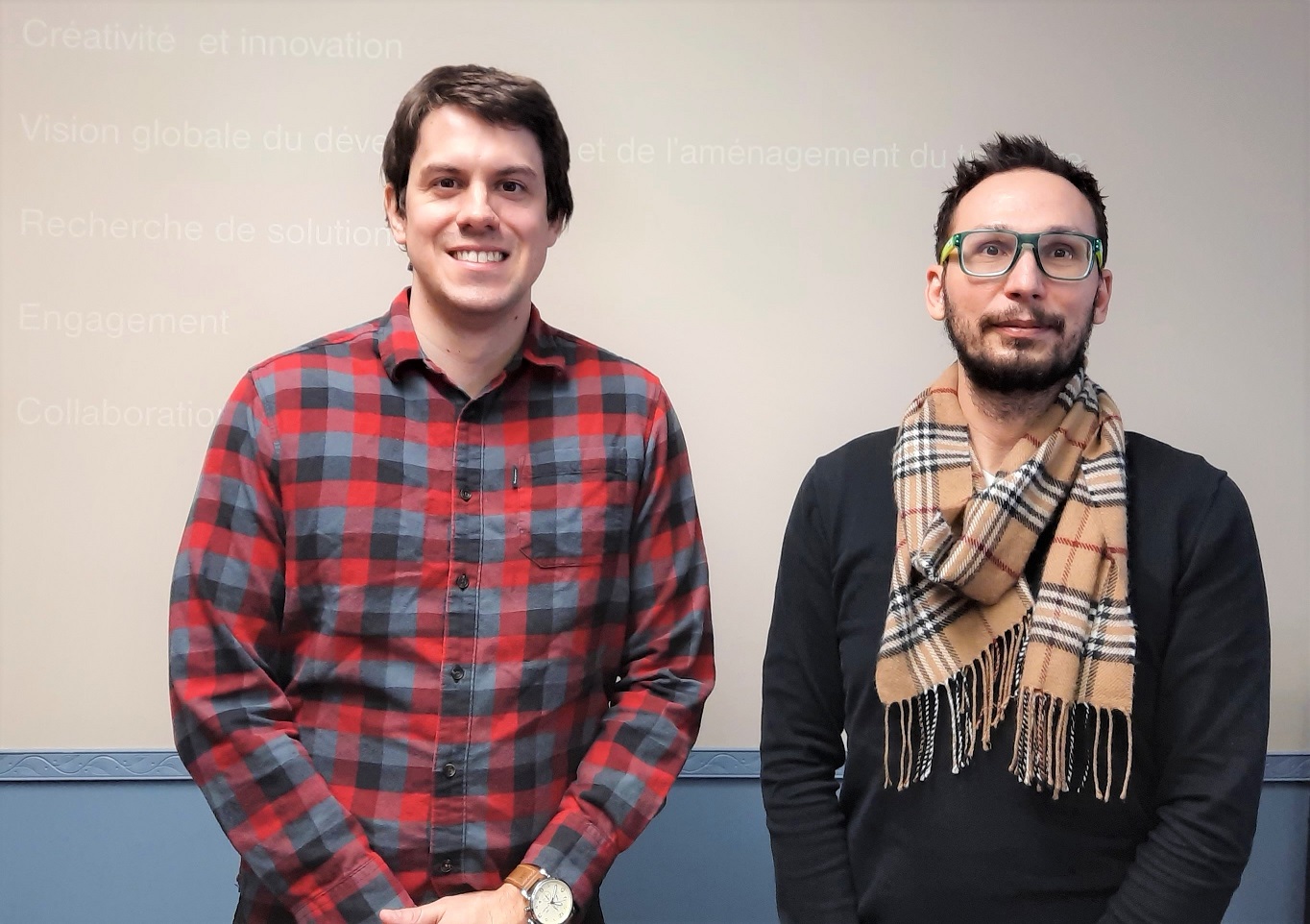 Jérémie Tremblay et Pierre-Marc Choinière, conseillers aux entreprises