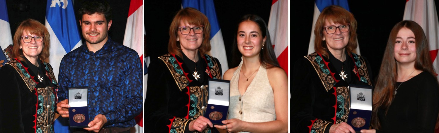 Médaille lieutenante-gouverneure - jeunes