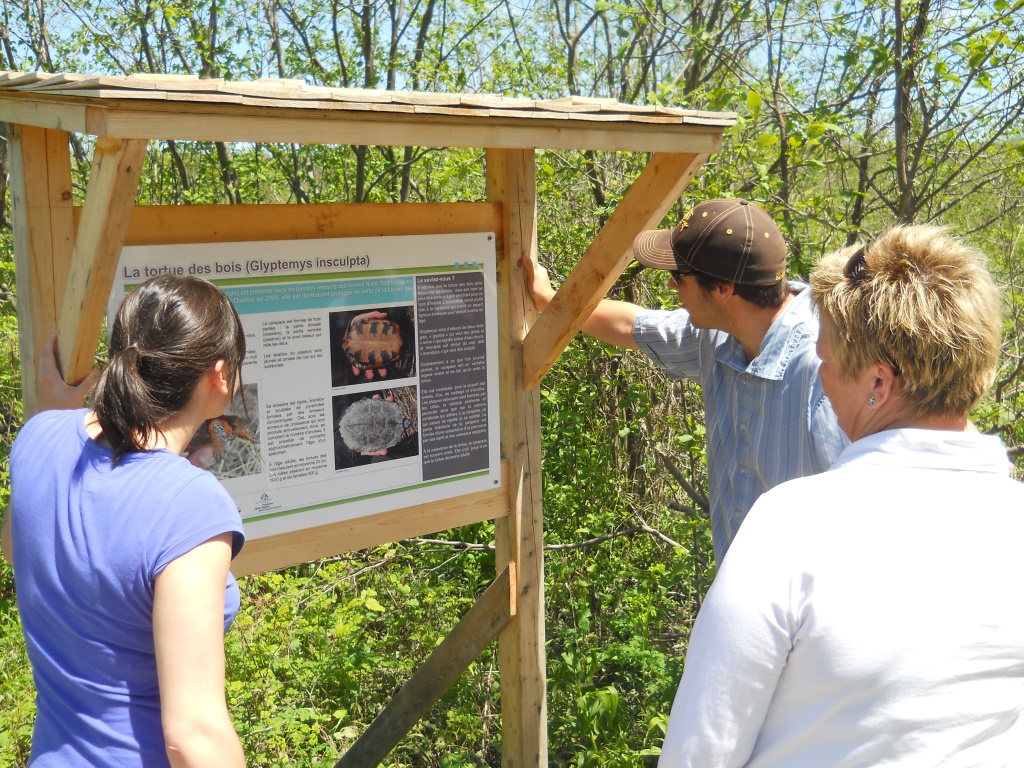 interpréation au parc des Grandes-Coulées