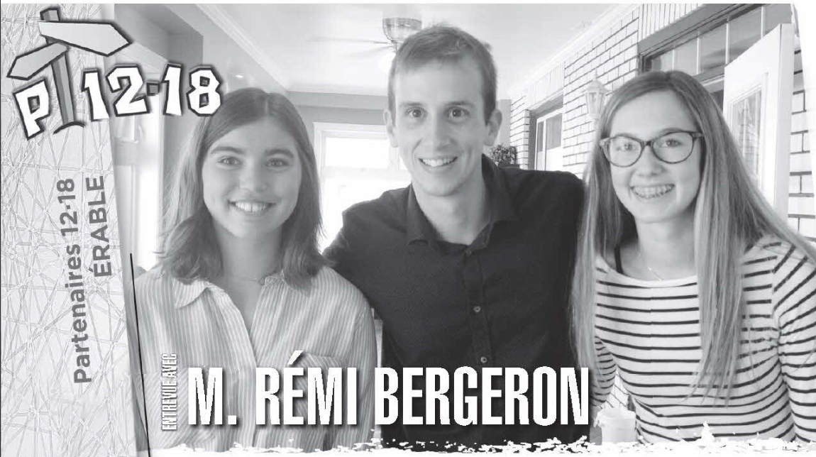 Partenaires 12-18 en entrevue avec Rémi Bergeron, entrepreneur