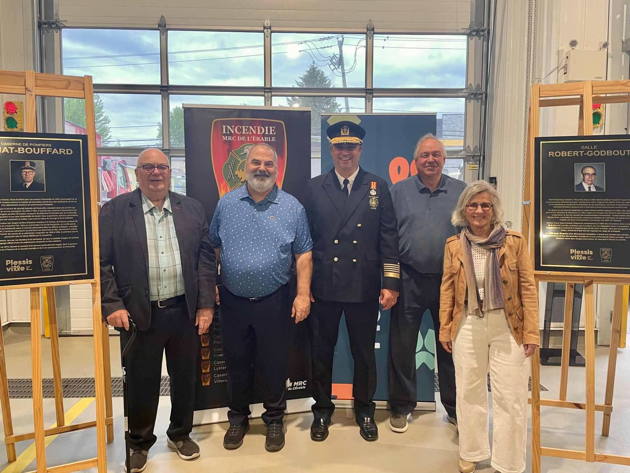 Plessisville / pompiers honorés
