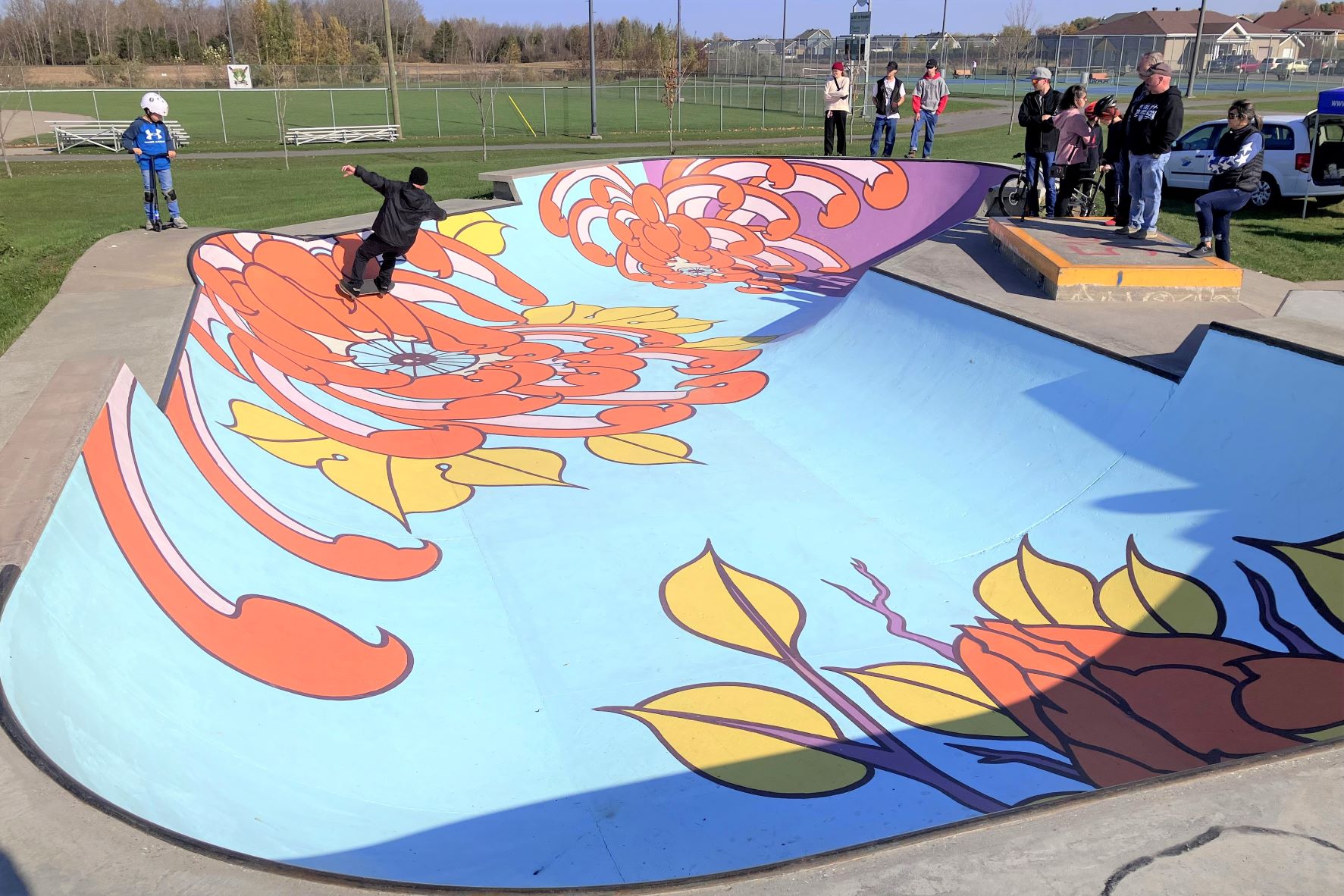 Skatepard Princeville _fresque