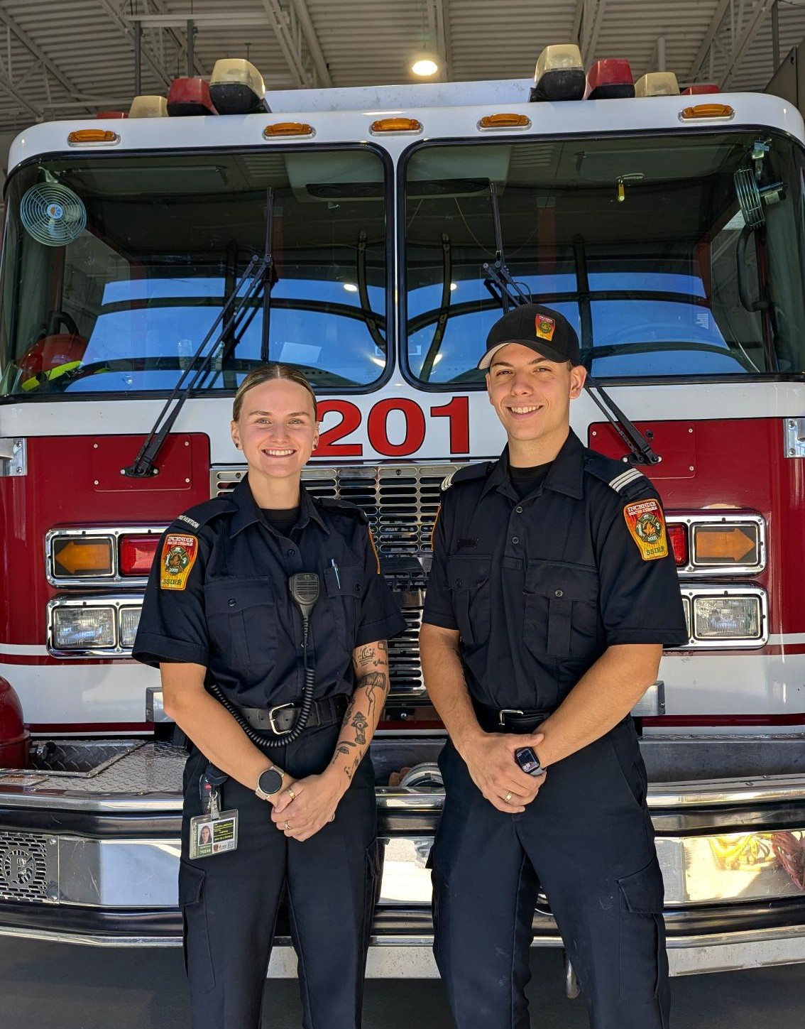 Claudia Labrecque et Jean-Philippe Morin relèvent le défi du Ralais des pompiers pour les grands brûlés