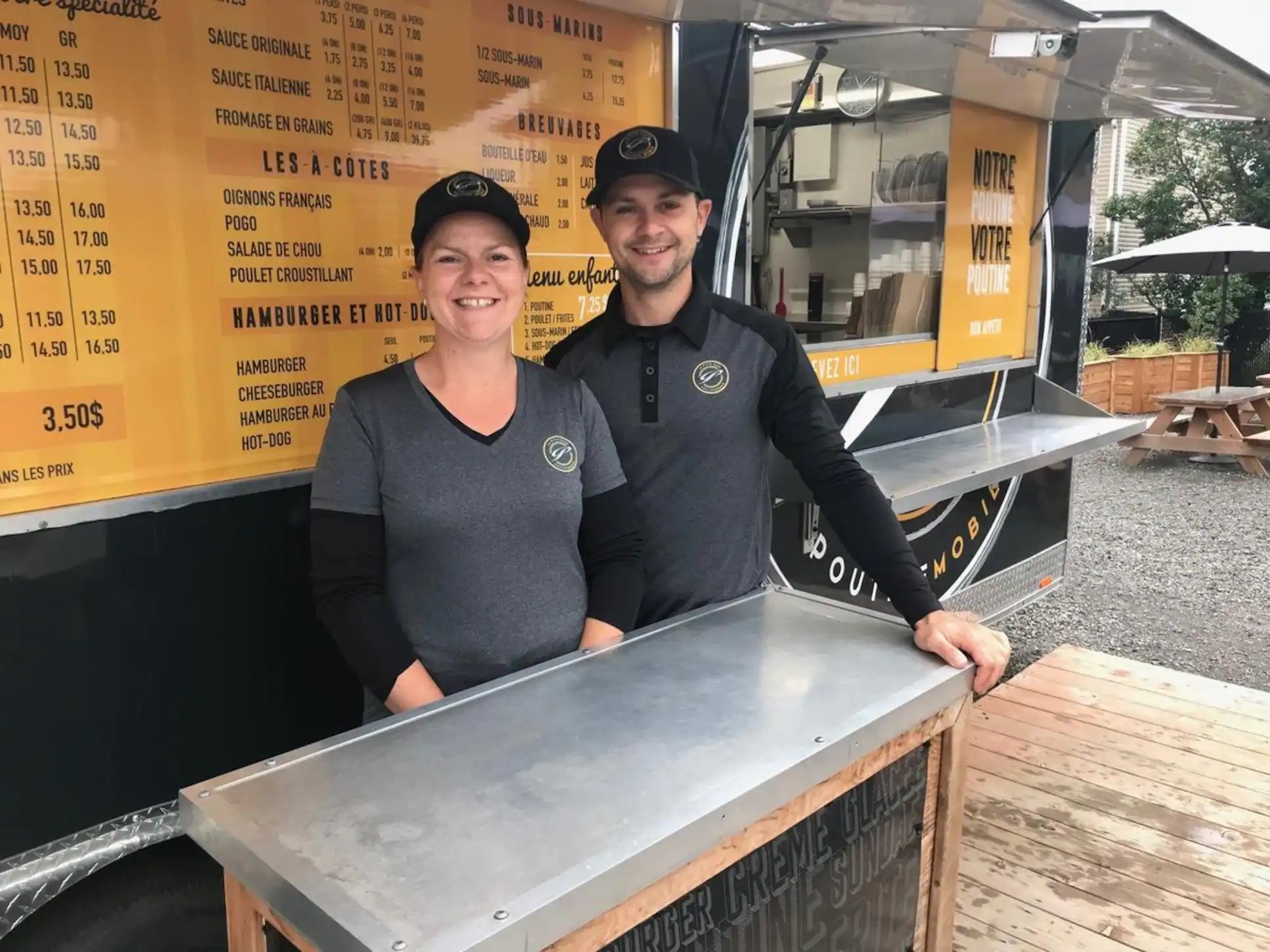 Jessy et Jonathan Lamontagne, restaurant La P'tite Vache, Princeville