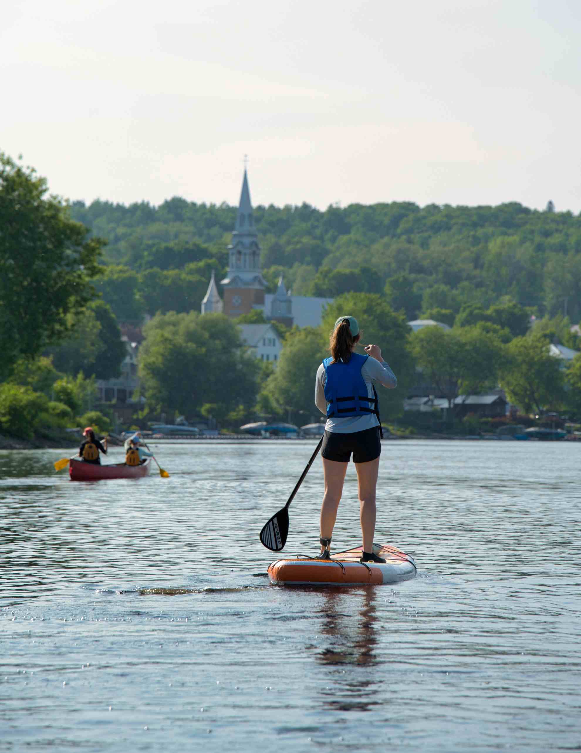 Route bleue, tour du lac William, Saint-Ferdinand