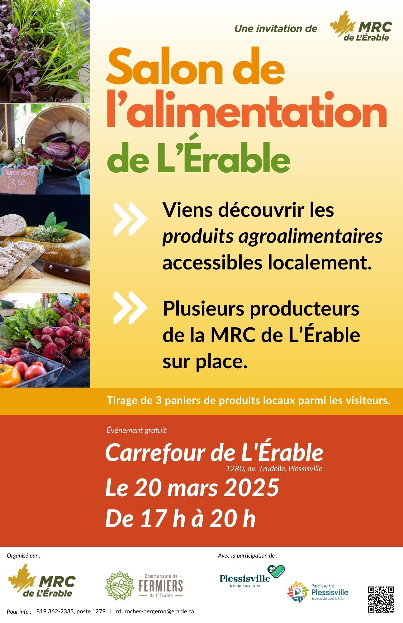 Salon de l'alimentation 2025 dans la MRC de L'Érable