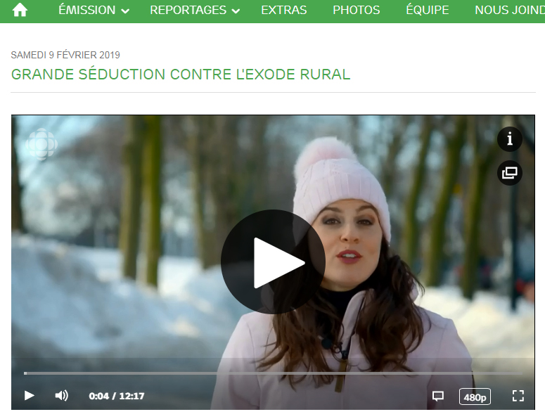 Reportage La semaine verte : Grande séduction contre l'exode rural