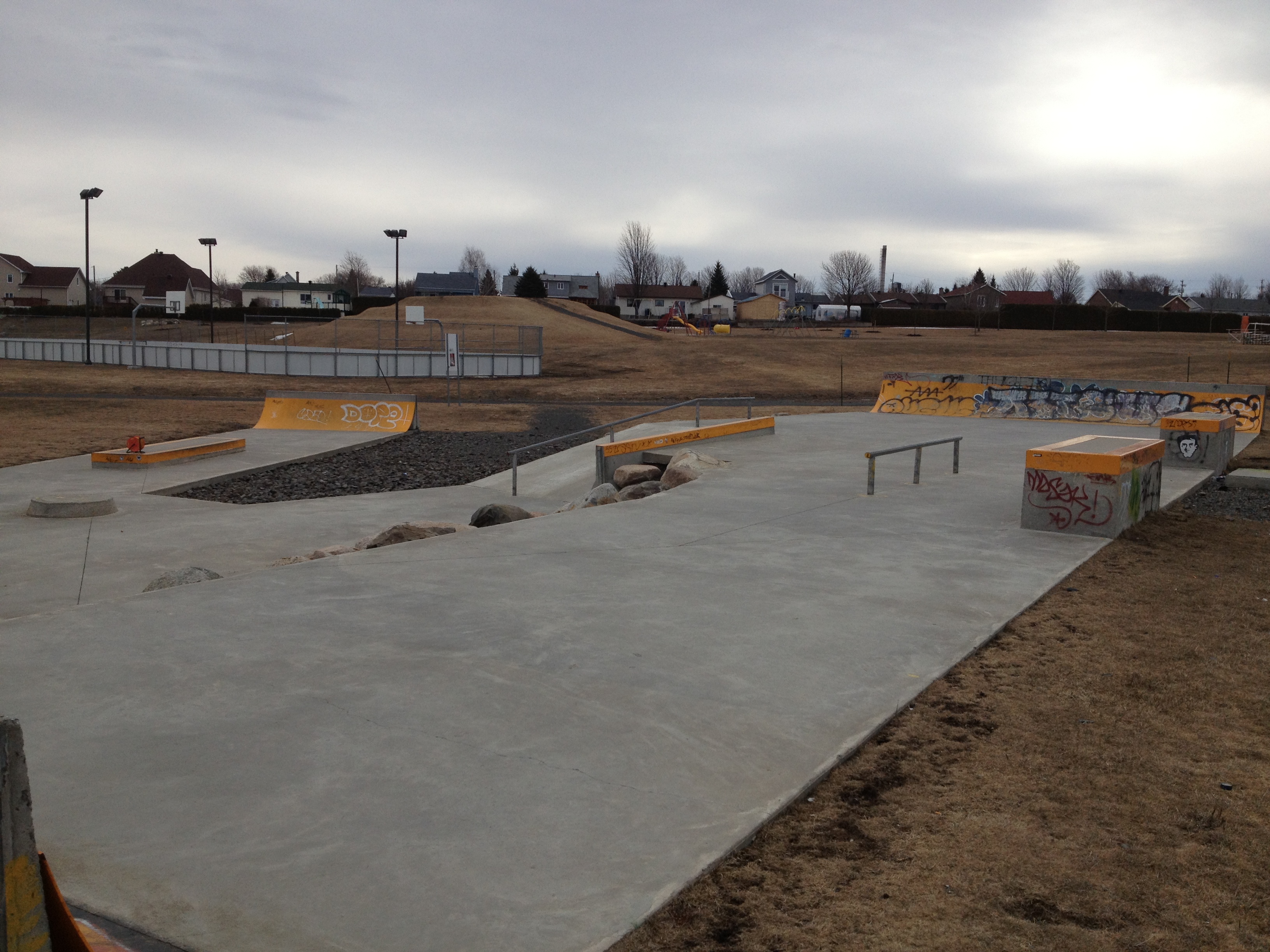 Skatepark Princeville avant rénovations