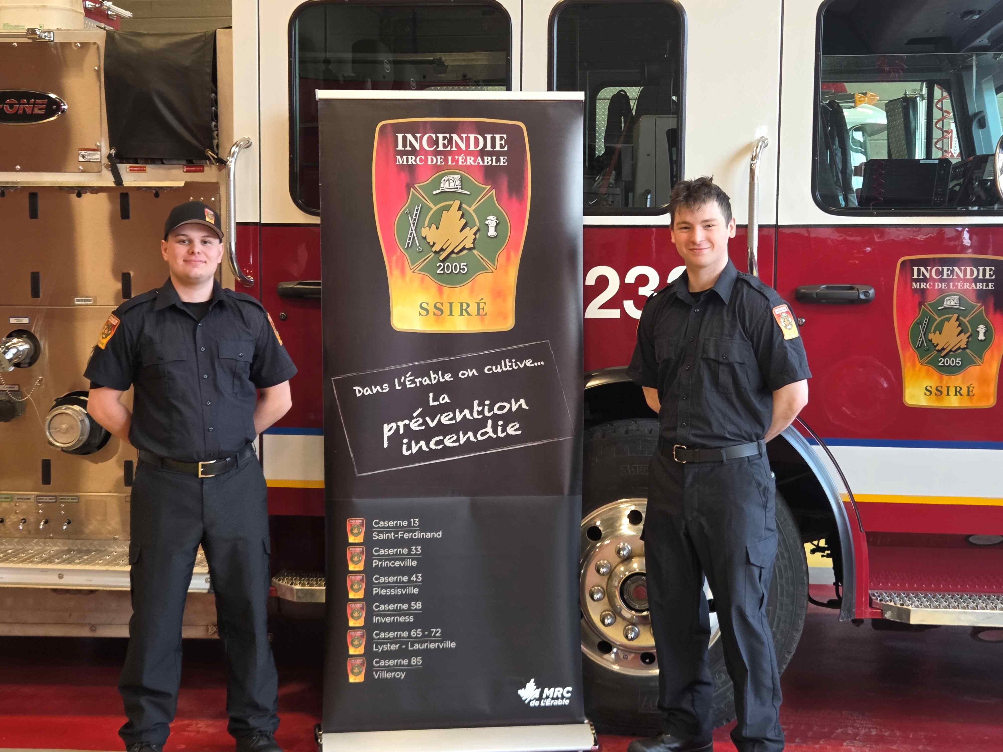 Début des visites de prévention incendie dans trois municipalités de L'Érable