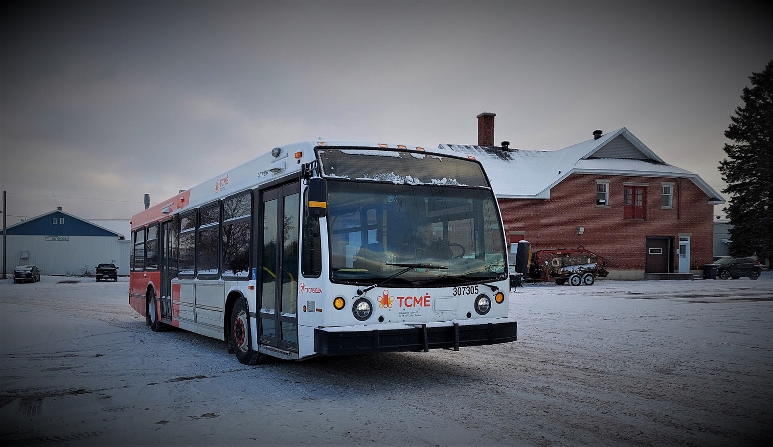 Autobus urbain du transport collectif de L'Érable