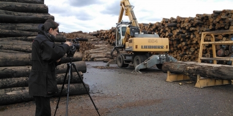 Photo du tournage à Plessisville