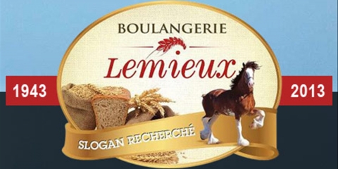 70 ans pour la Boulangerie Lemieux Logo Boulangerie Lemieux Princeville