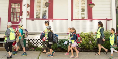 Des corridors scolaires pour assurer la sécurité des élèves et favoriser le transport actif