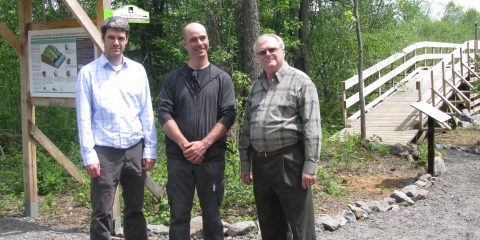 Raphaël Thibault-Gobeil, Steve Garneau et Gilles Brochu