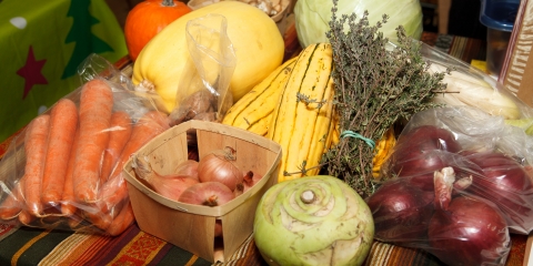 Légumes et produits locaux Marché public