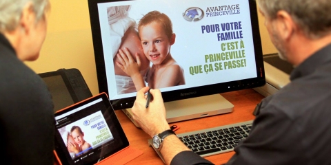 Princeville courtise les familles sur les réseaux sociaux