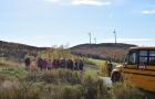 Visite de groupes du parc éolien de L'Érable